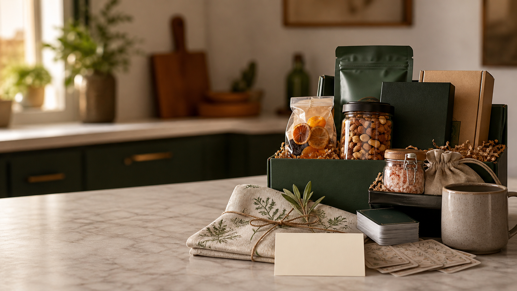 Editorial gifts for a host who has everything still life