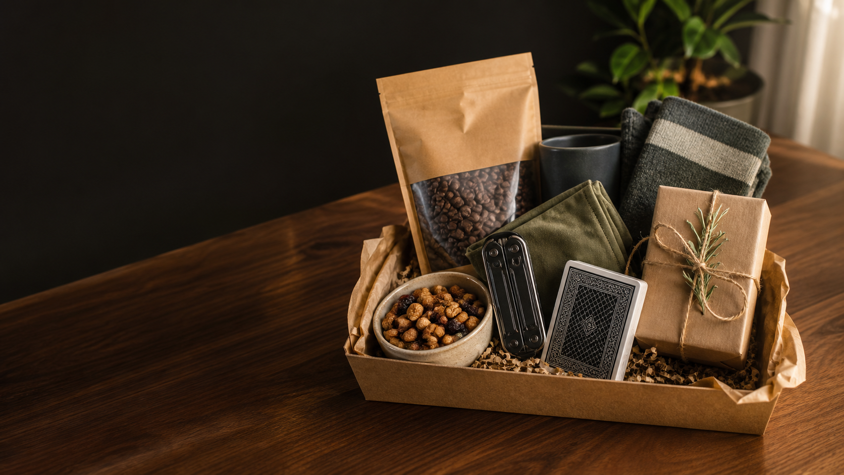 gift basket ideas for men editorial hero image